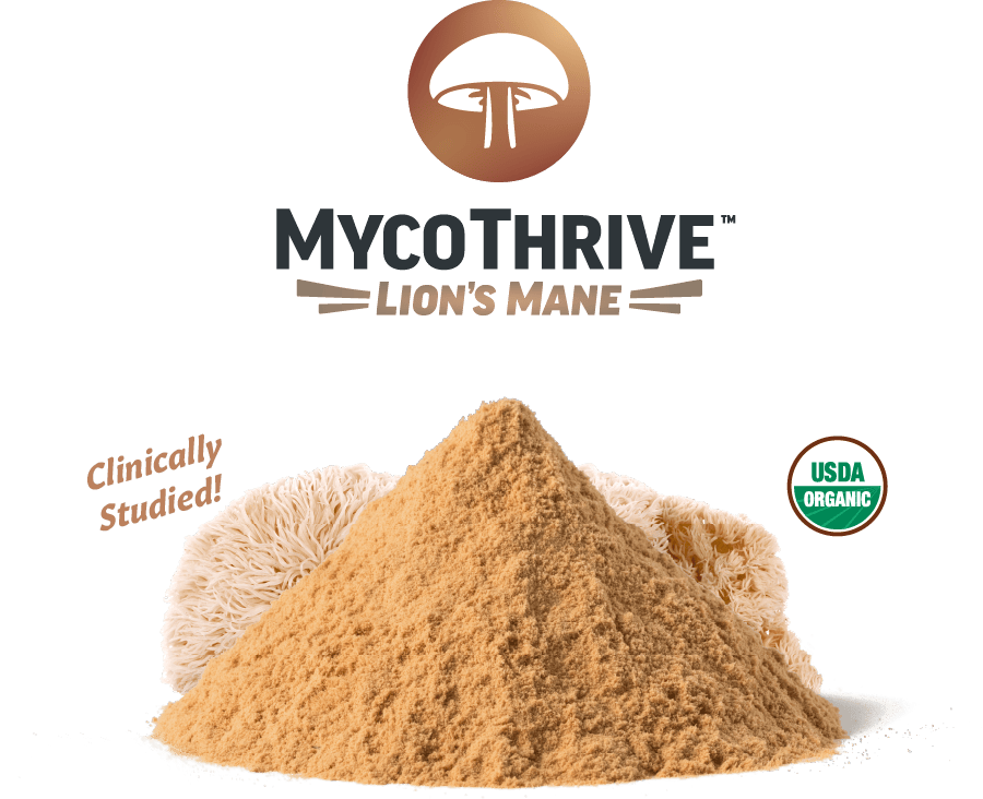 MycoThrive™ Lion's Mane – Clinically Studied, USDA organic